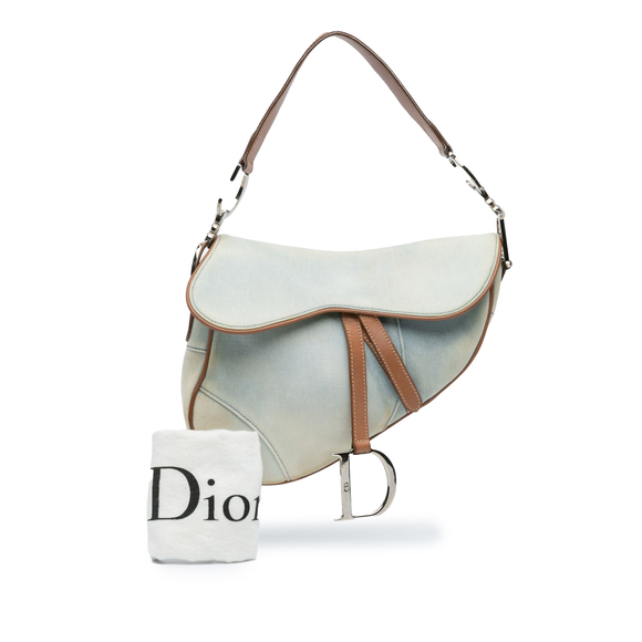 Pre-Loved Dior Denim Saddle bag - Picture 7 of 8
